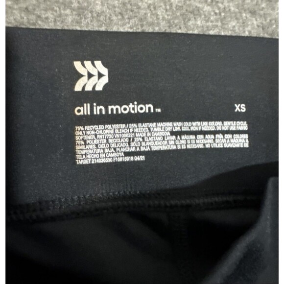 All In Motion Women's Pants Ultra High Rise Leggings Black Extra Small - Picture 5 of 8